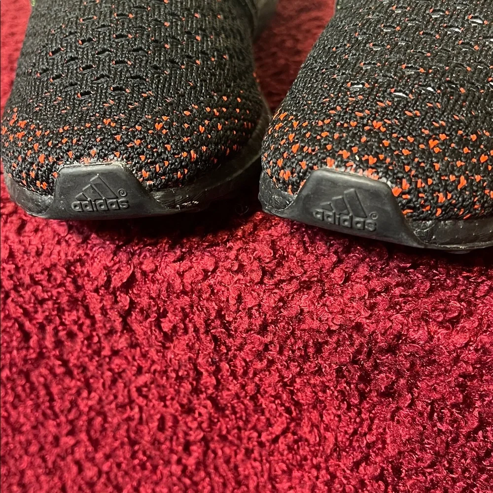Adidas Mens Ultra Boost Clima Core Black / Solar Red Knit Shoes AQ0482 Size 11 - Picture 15 of 15